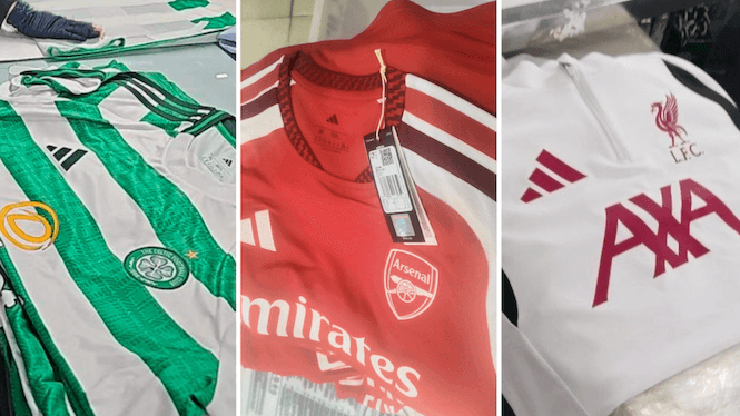 Des maillots de Premier League fabriqués par des ouvriers