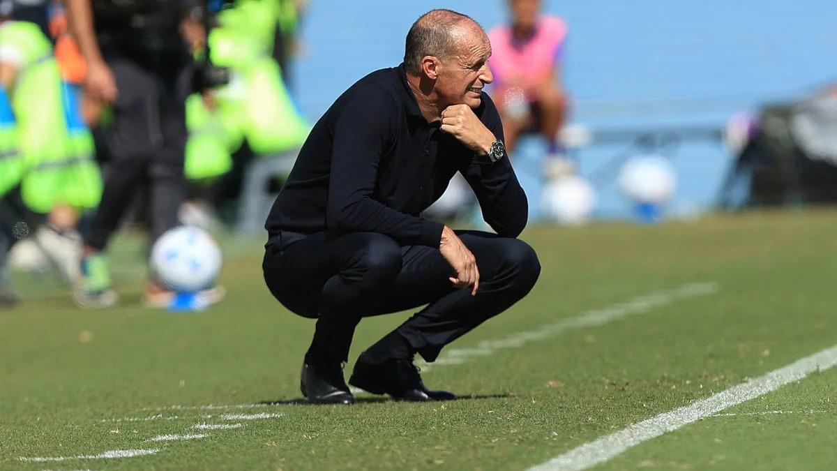 Allegri frappe les murs dans le vestiaire après le 1-1 à